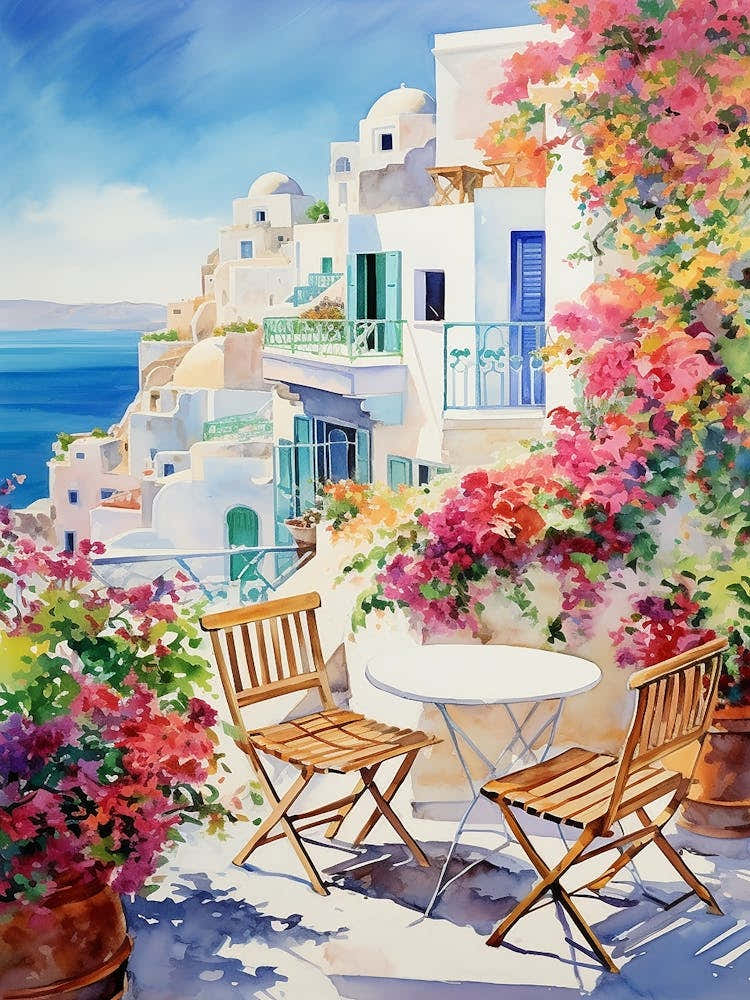 Terrace: Mediterranean Hotel Wall Decor