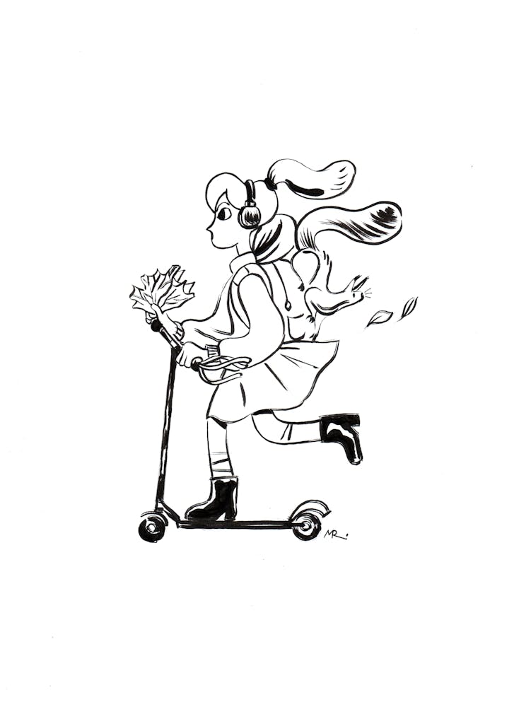 An autumn girl