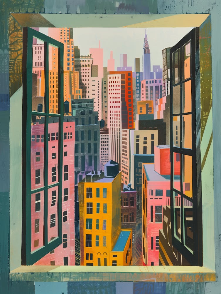 New York City View - city prints