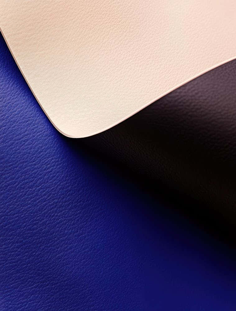 Blue And Black Leather