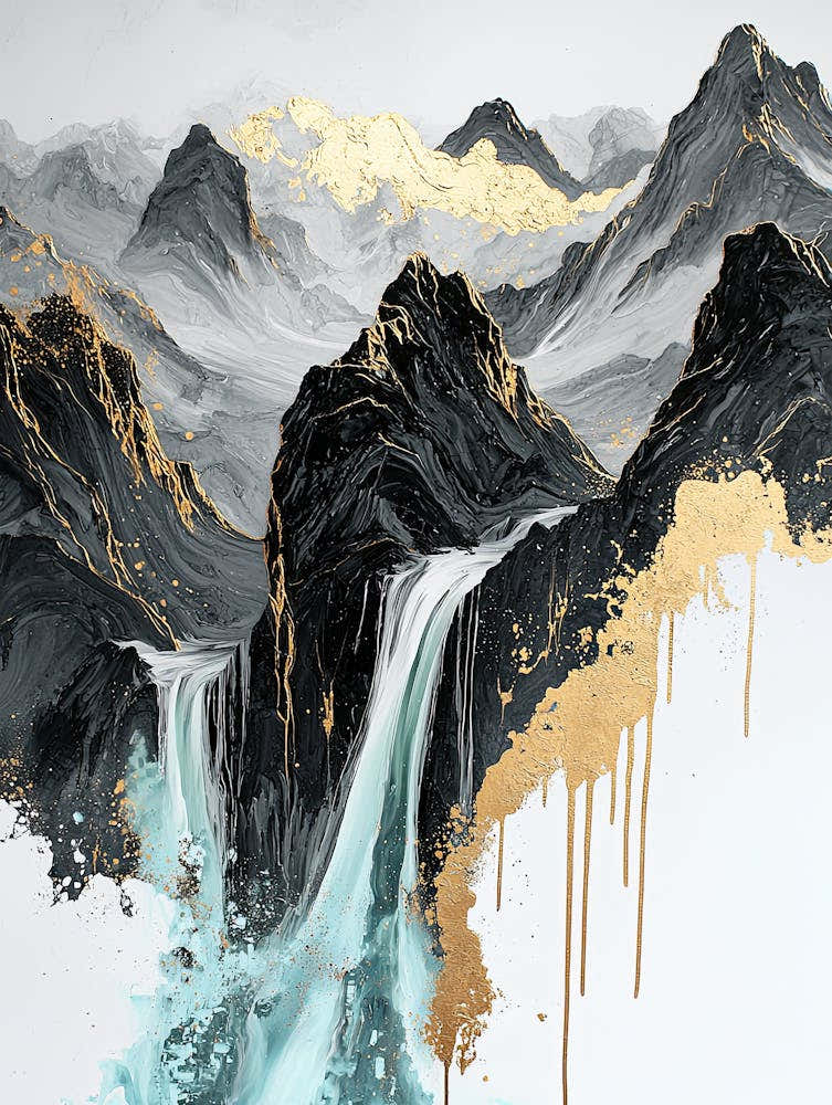 Lhotse Glimmer Textured Abstraction