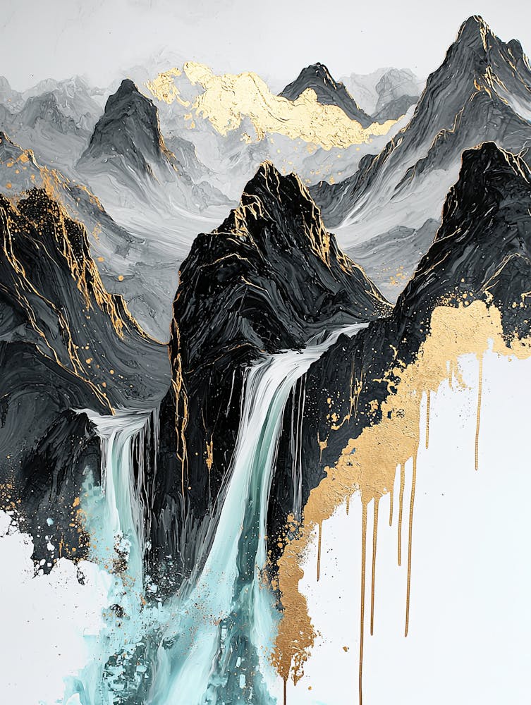 Lhotse Glimmer Textured Abstraction