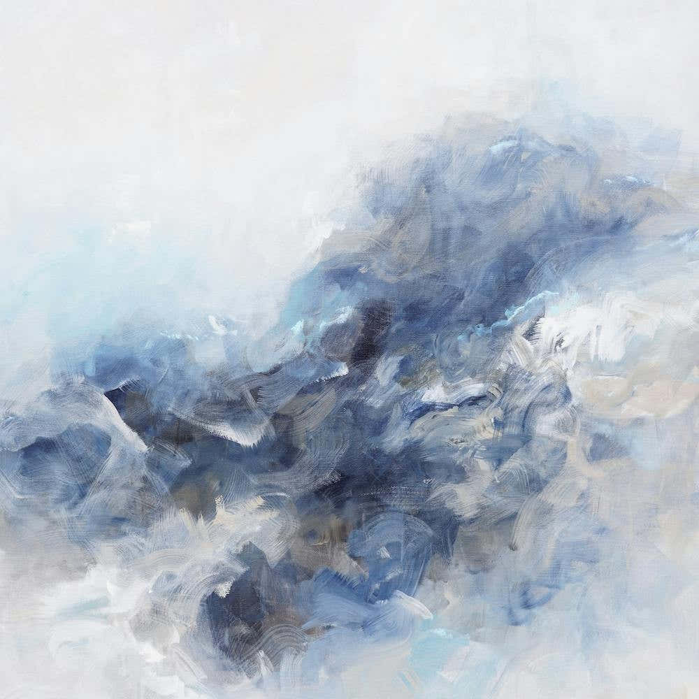 Dreamy Neutral Colors Abstract Painting Square