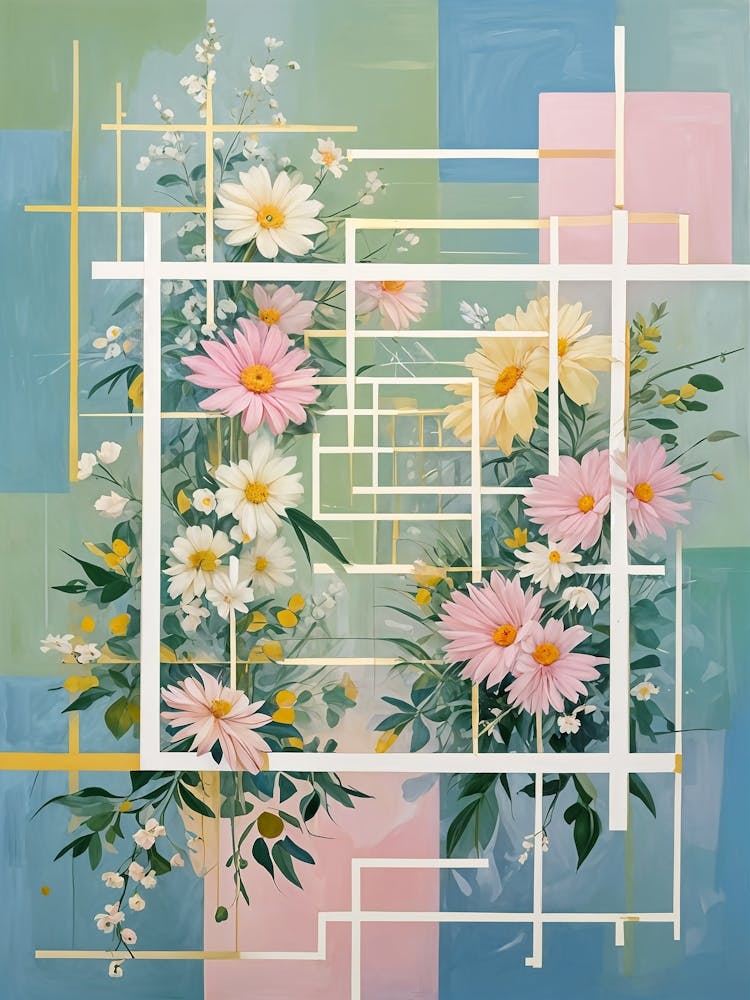 Floral Criss Cross no2