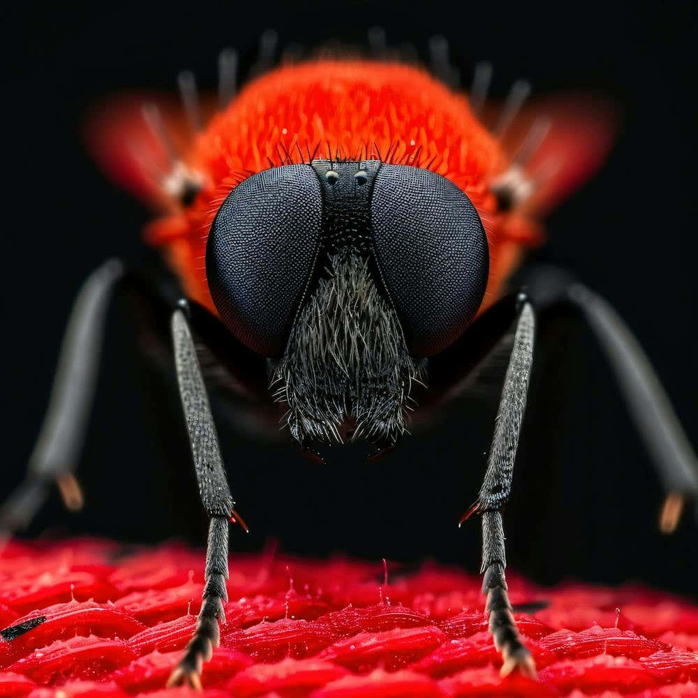 Close Up Of A Fly