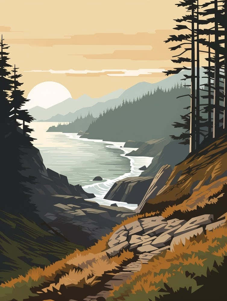 West Coast Trail Canada 3 Hiking Trail Landscape