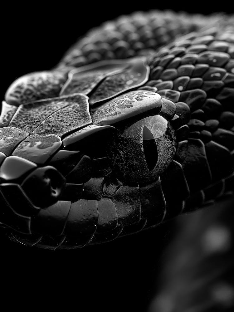 Black And White Snake 1