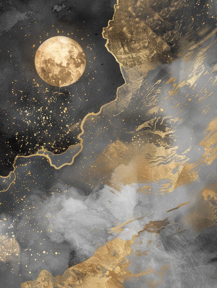 Moon And Clouds 1