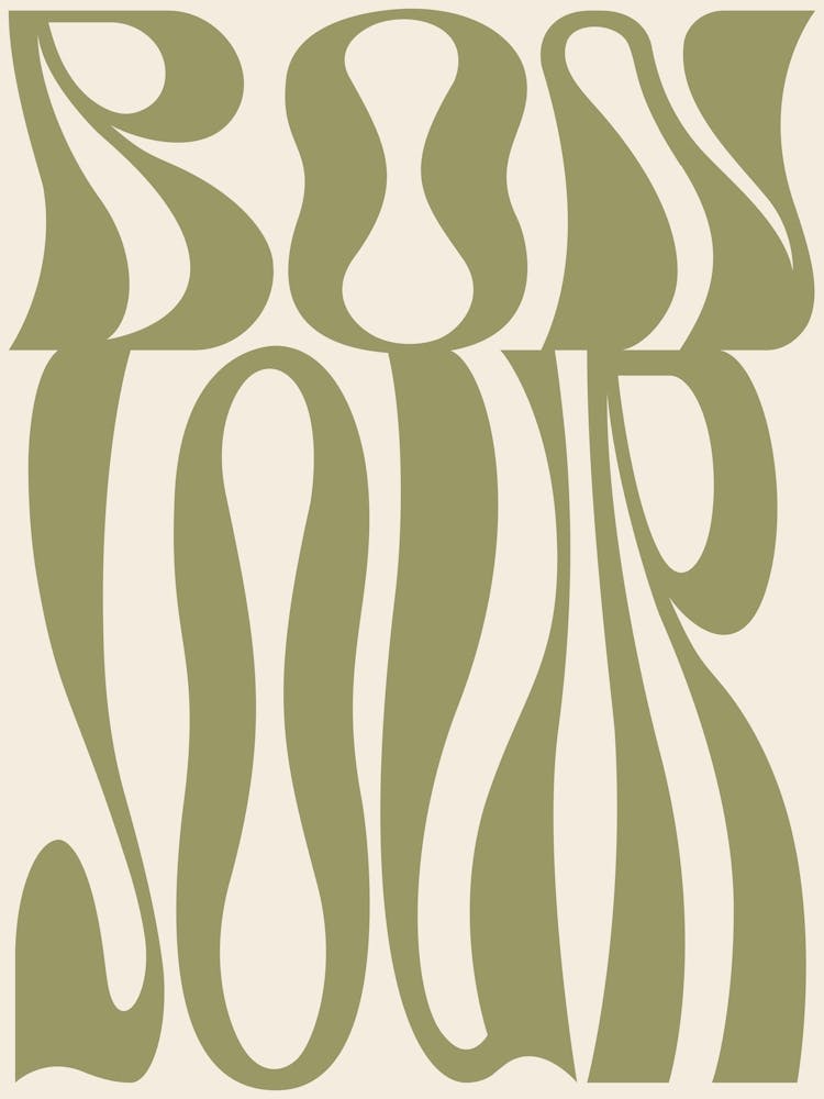 Retro Bonjour - Green