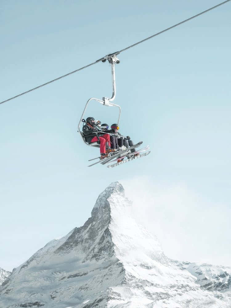 Ski Lift - Winter Landscape