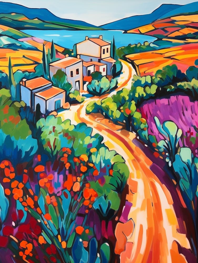 Sicily Italy 2 Fauvist Painting