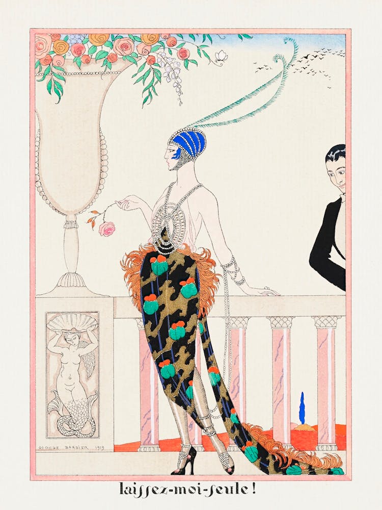 Laissez Moi Feule! From Les Feuillets D Art (1919), George Barbier