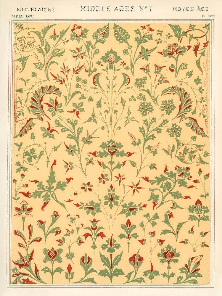 Vintage Pattern Illustration, Owen Jones