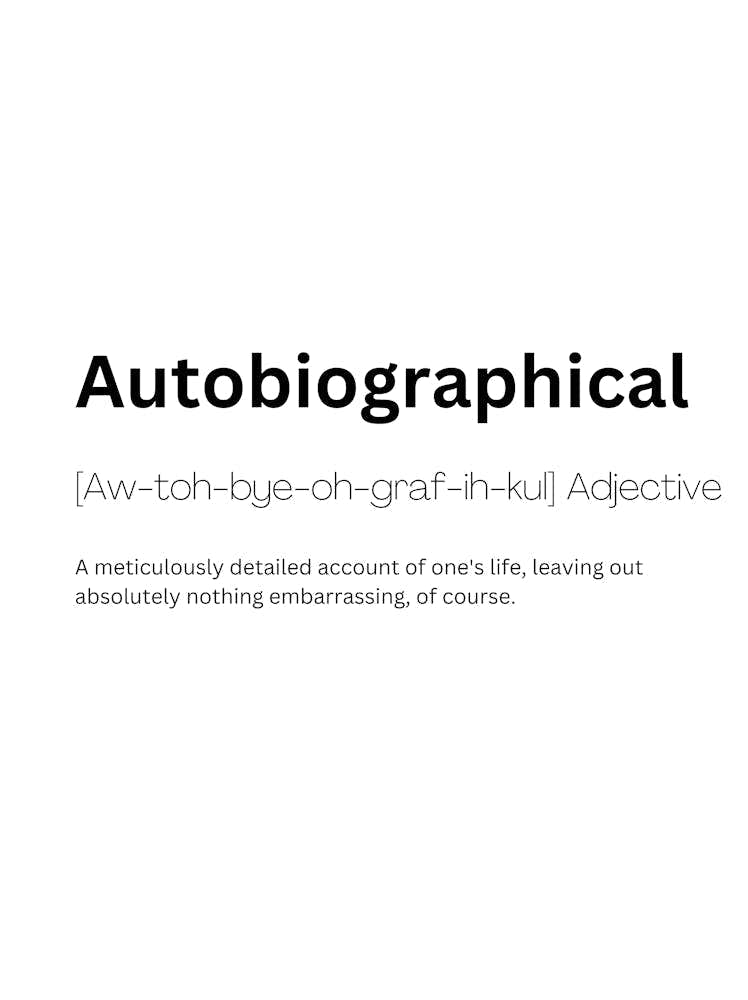 Autobiographical Definition Meaning 1