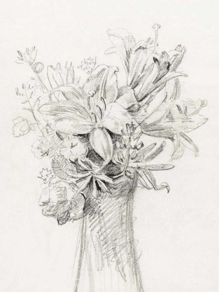 Flowers In A Vase 1, Jean Bernard