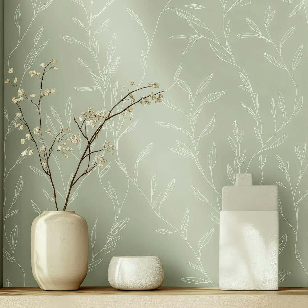 Sage Green Wallpaper