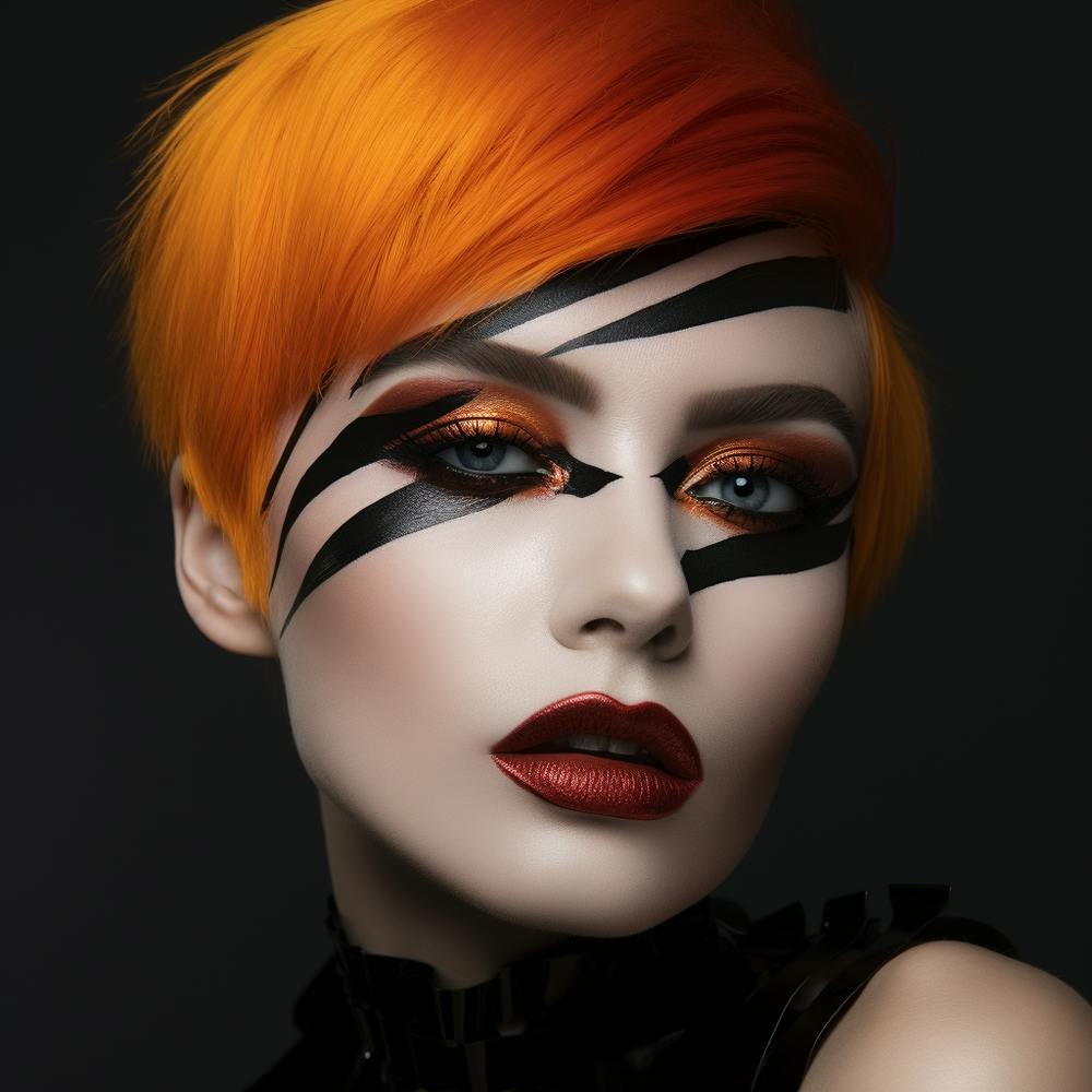 Beautiful Woman With Orange Hair