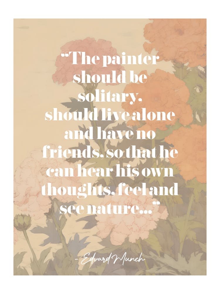 Art Quote By Edvard Munch