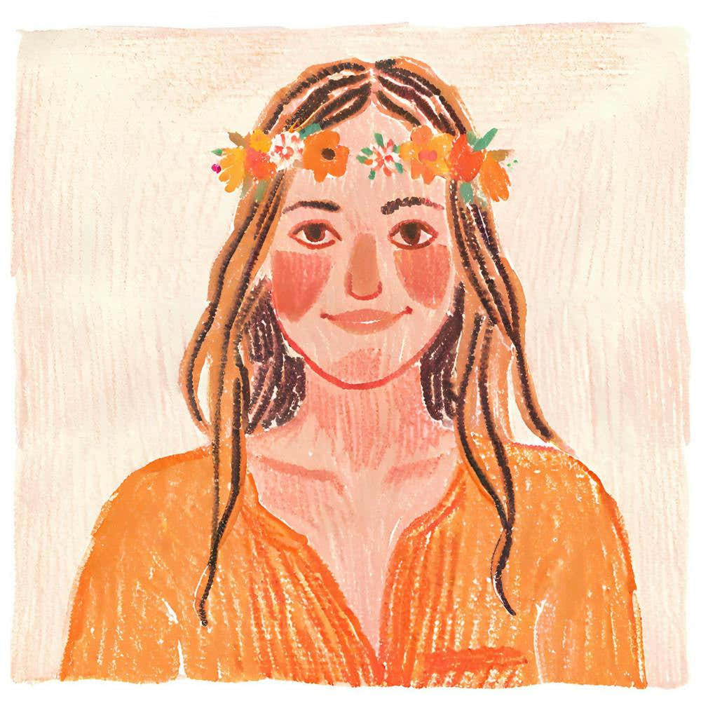 Girl With Flower Crown