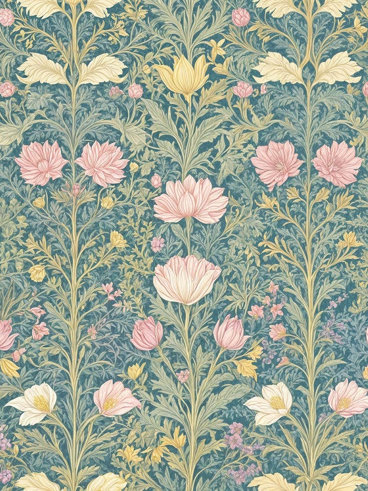 William Morris In Pastel no1