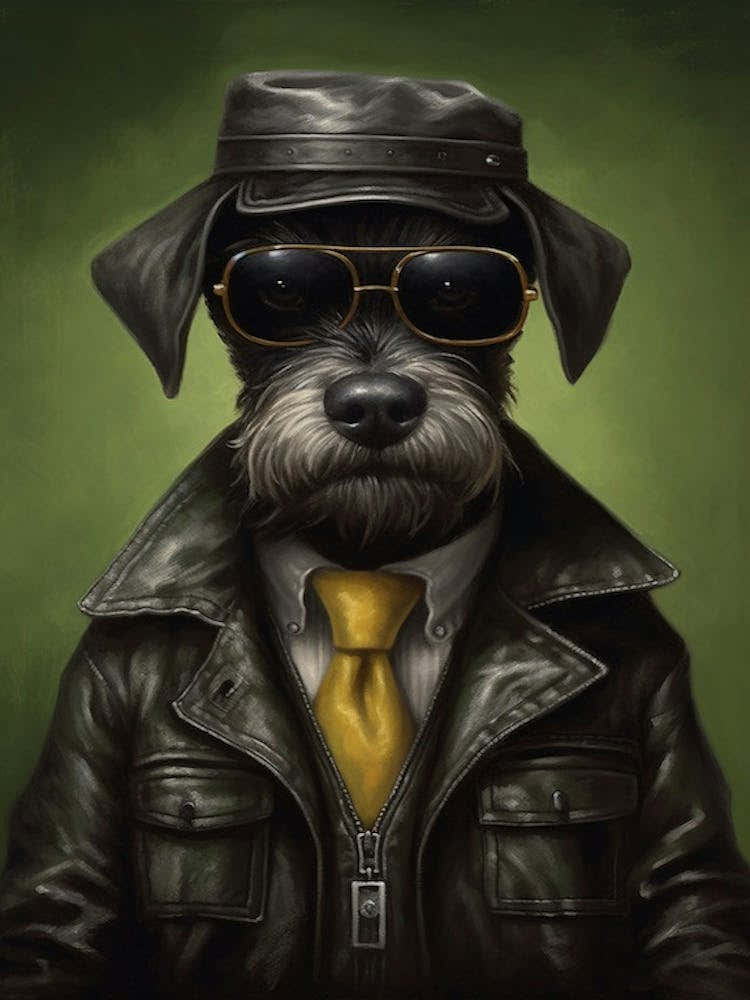 Gangster Dog Miniature Schnauzer