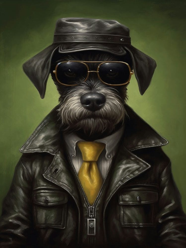 Gangster Dog Miniature Schnauzer