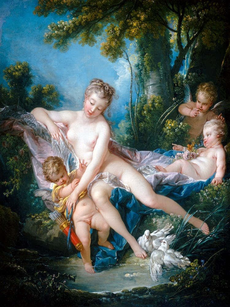 Venus Consoling Love, Francois Boucher