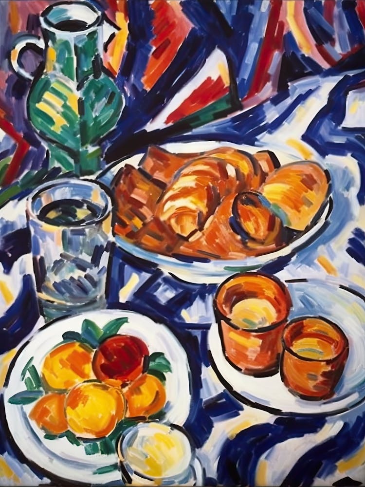 Croissant Painting 3