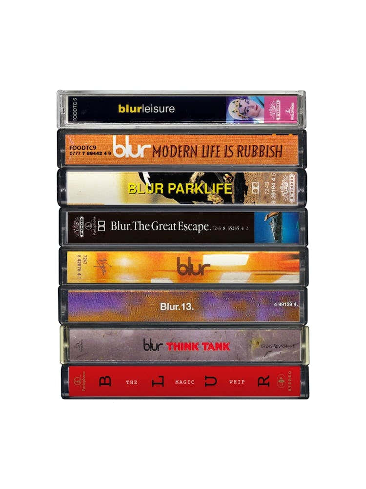 Blur Albums - Cassette Print Music Poster