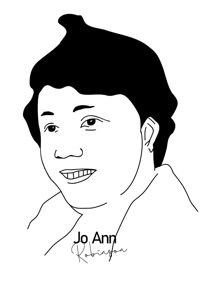 Jo Ann Robinson Activist Legend in Monoline