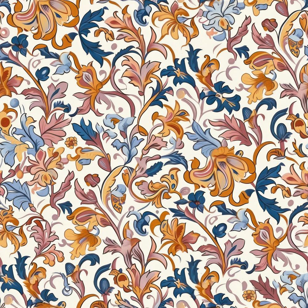 Rose Mist London Fabrics Floral Pattern 4