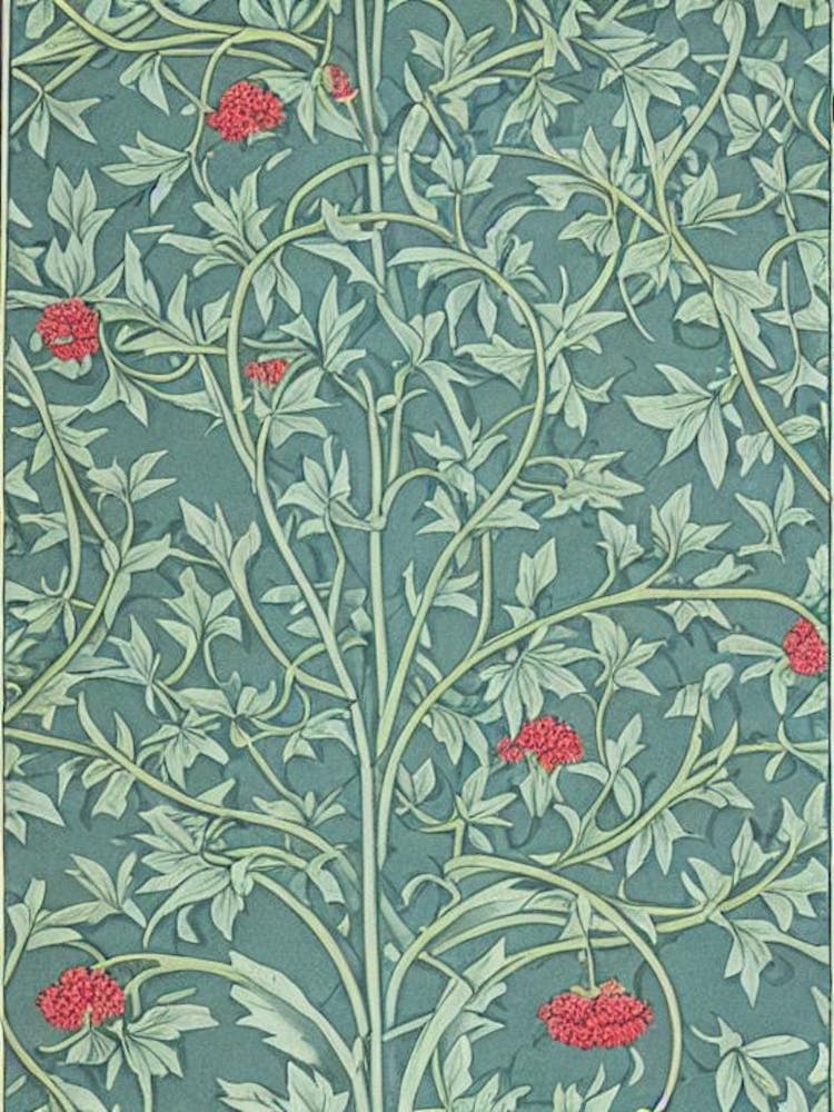 Crimson King Maple 2 tree Vintage Botanical