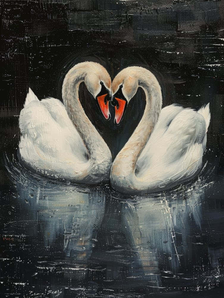 Heart Swans