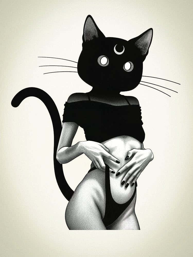 Lunar Feline Allure 1