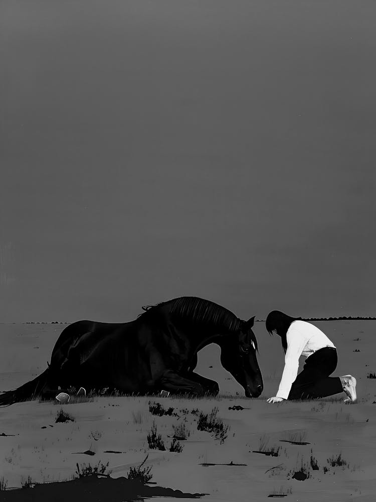 Horse In The Desert