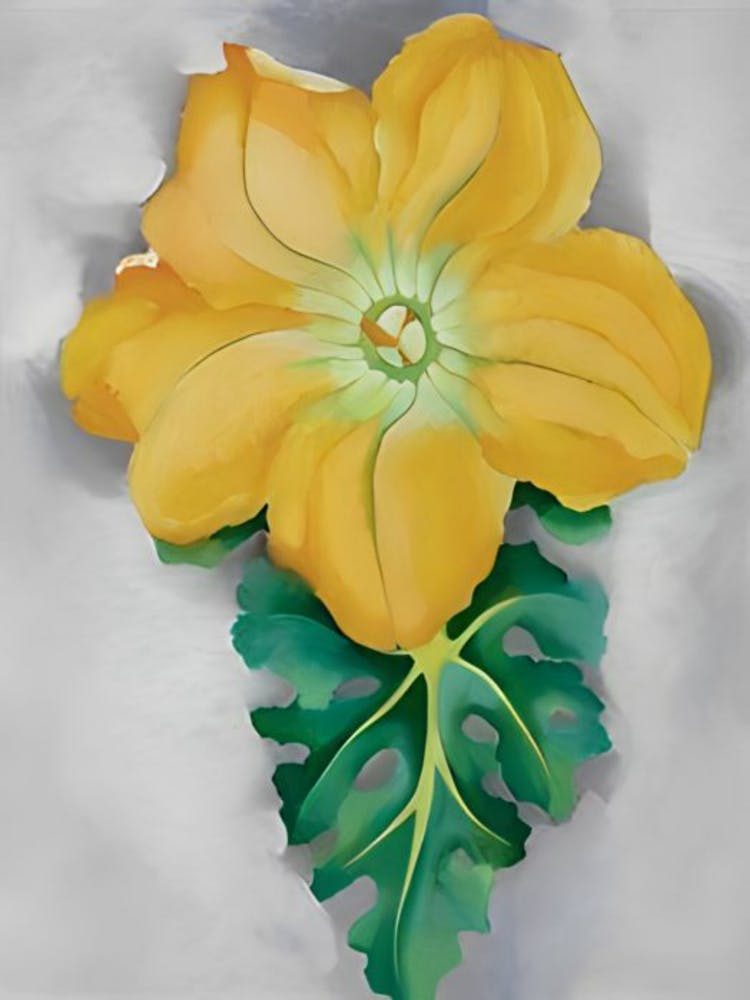 Georgia O'Keeffe - Squash Blossom No. II, 1925