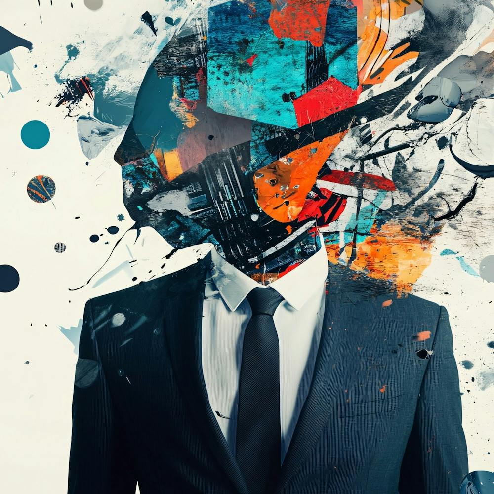 Abstract Of A Businessman