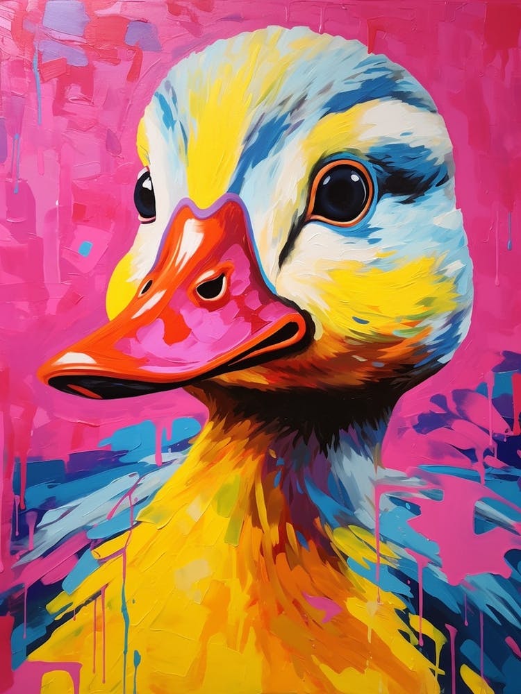 Duckling Pop Art 4