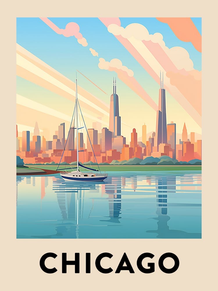 Chicago Travel Poster 3