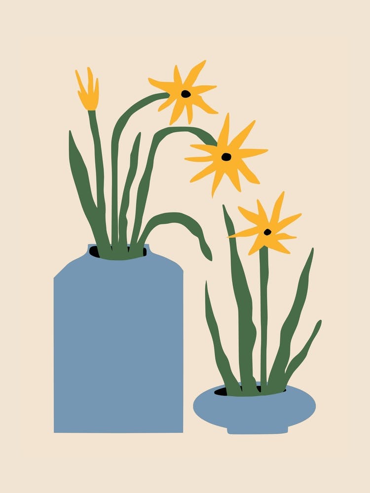 Two Table Pot Plants