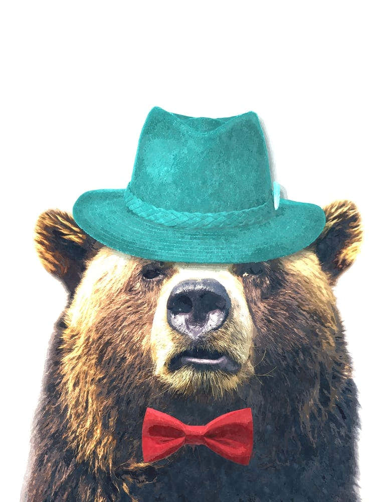 Cute Bear Watercolor