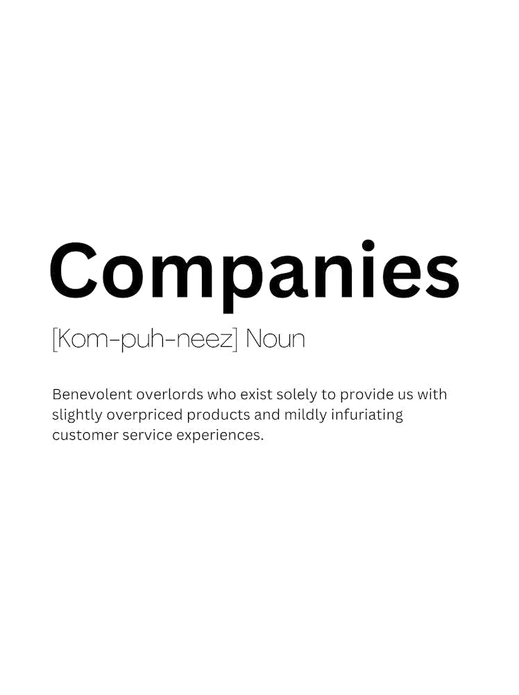 Companies Definition Meaning