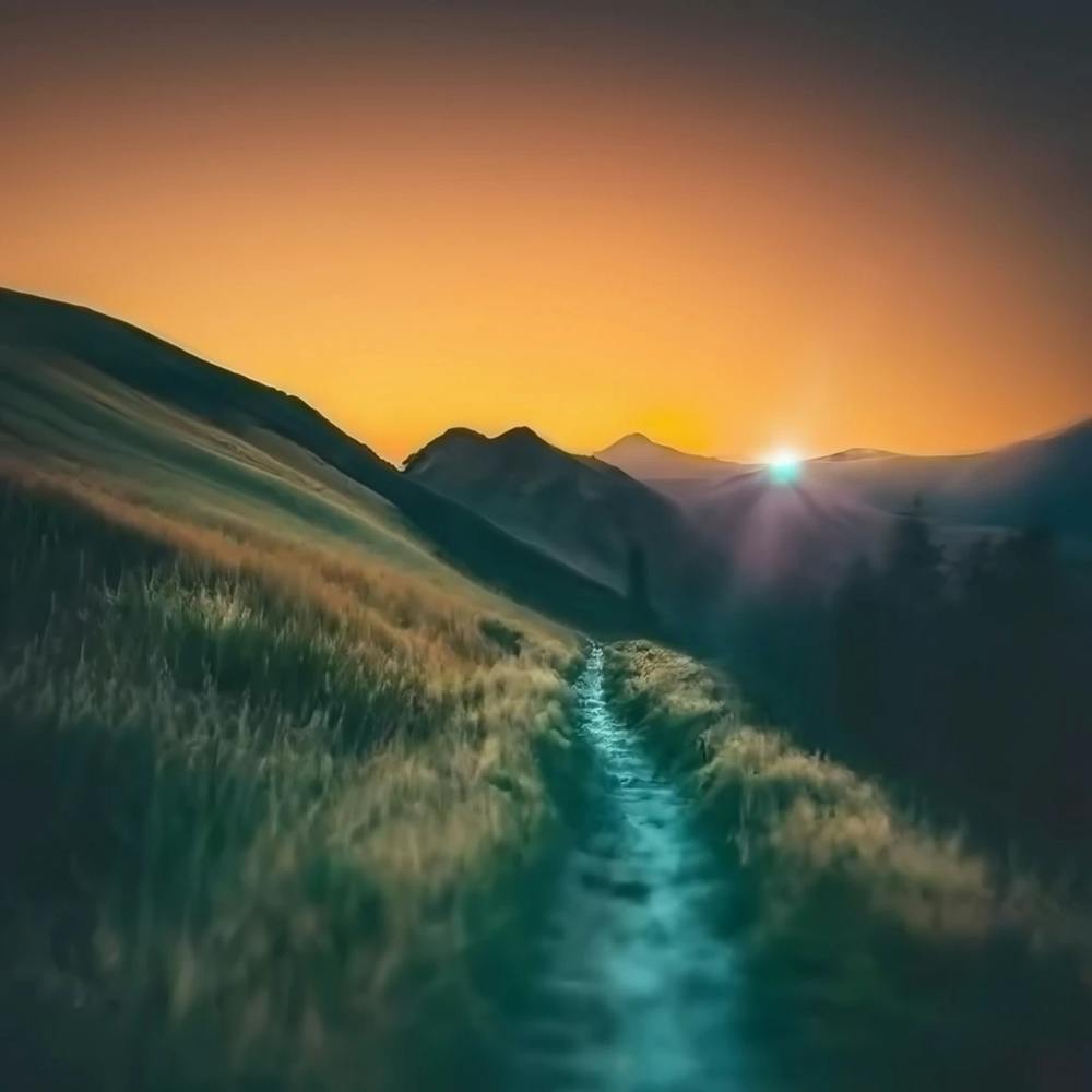 Sunrise Over The Mountains