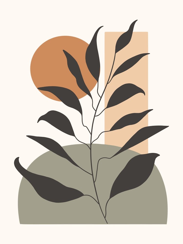 Abstract Botanical Boho 2