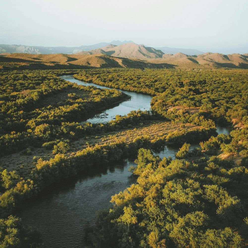 River Through Desert