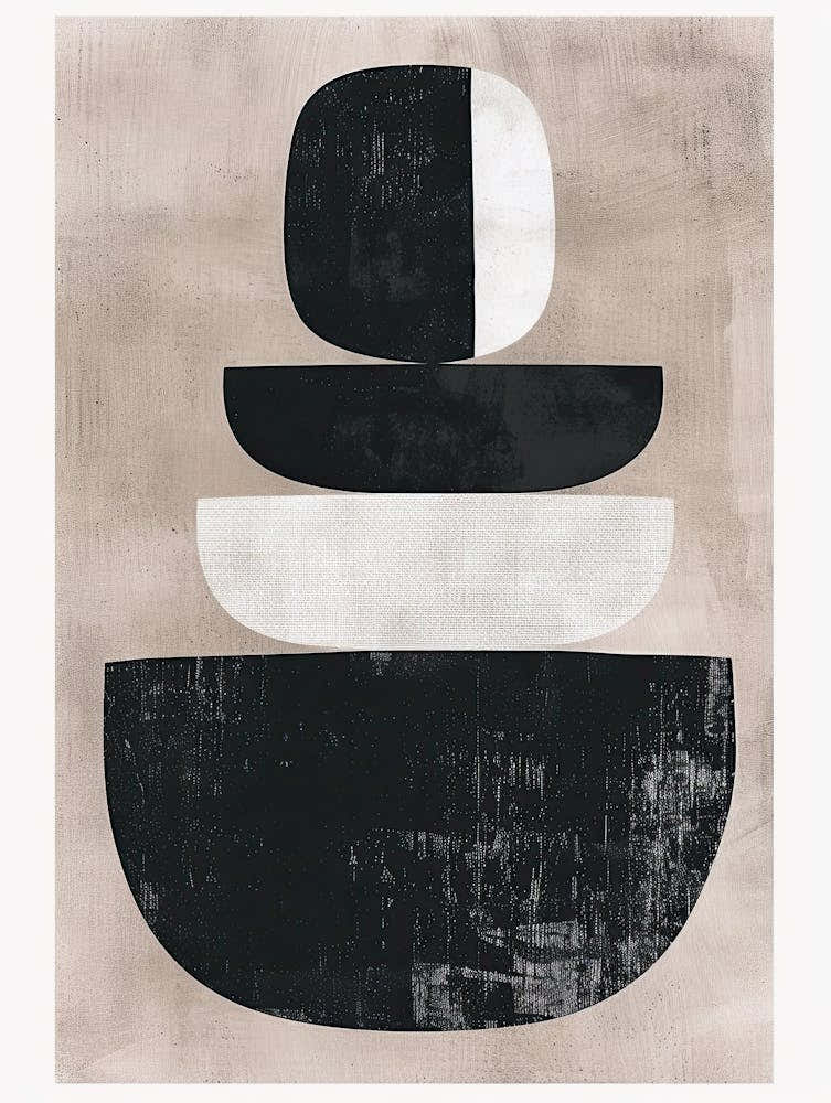 Broken Waves Bauhaus Minimalist