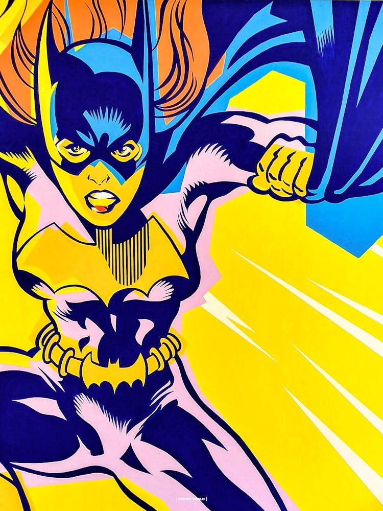 Batgirl |Comic Art Digital | Pop Art World 2025