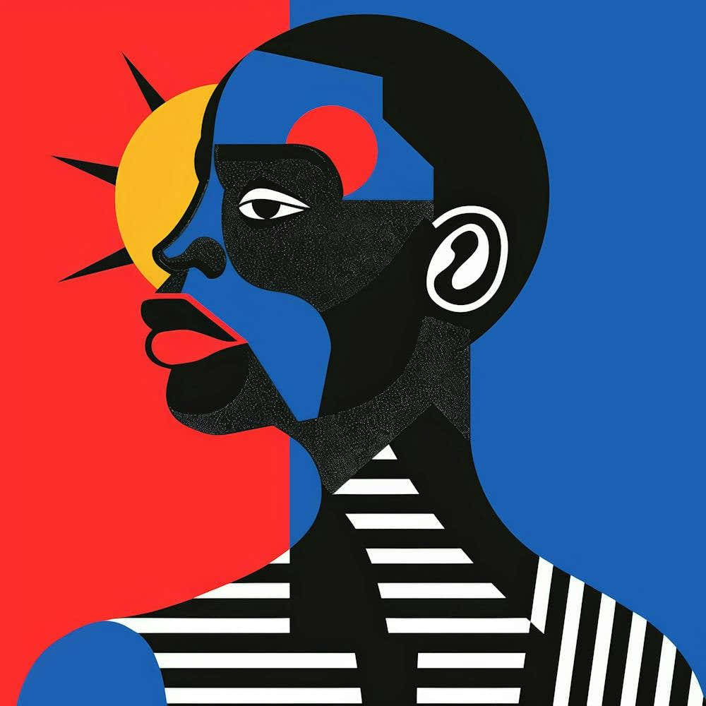 Man With Striped Shirt