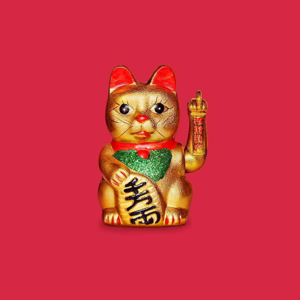 Lucky Cat Square