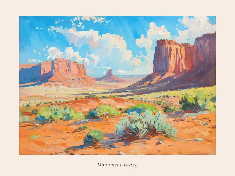 Western Landscapes Monument Valley 4 Poster